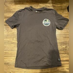 Roots Dark Brown Crew Neck Tee